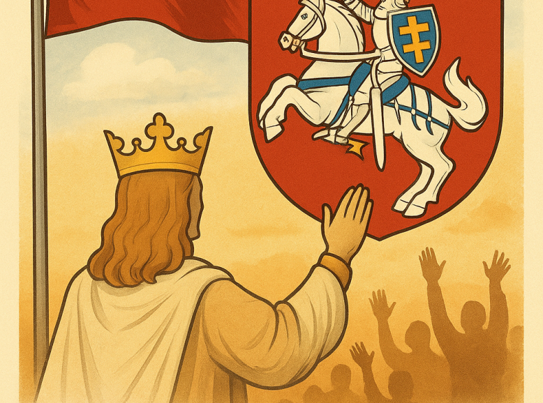 Sveikinimas Valstybės (Lietuvos Karaliaus Mindaugo karūnavimo ir Tautiškos giesmės) dienos proga