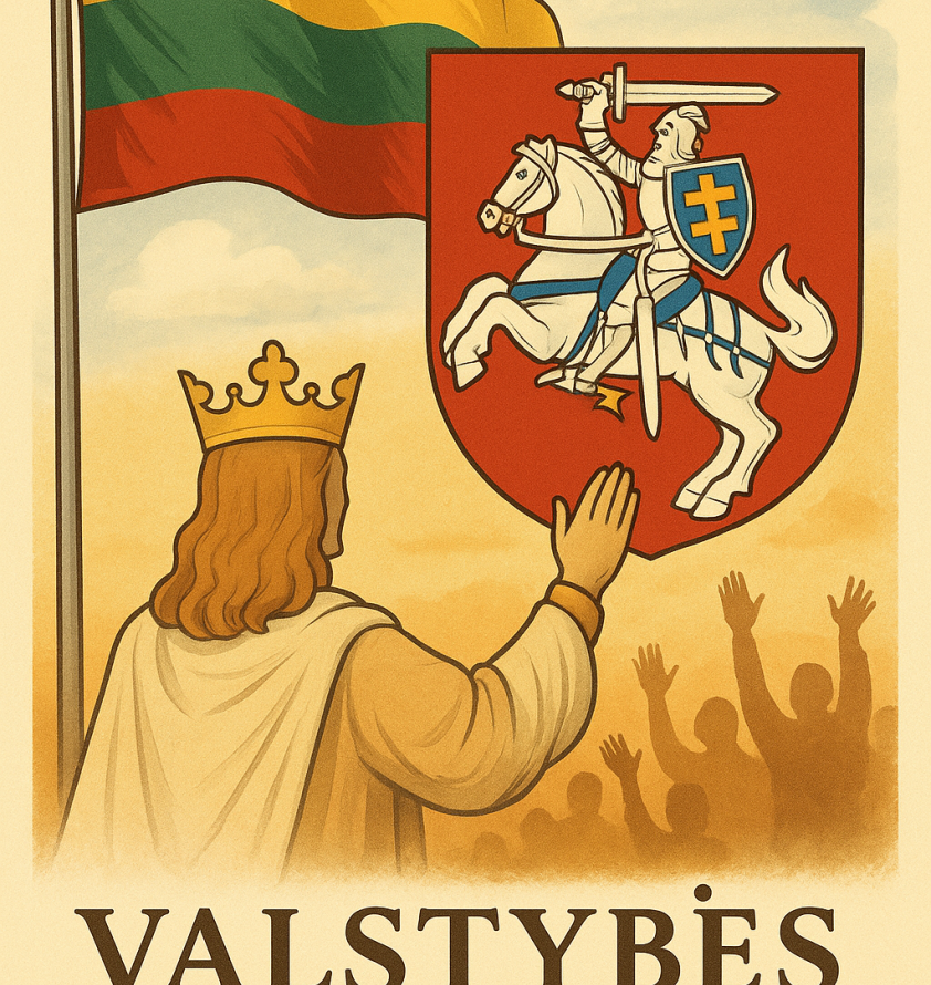 Sveikinimas Valstybės (Lietuvos Karaliaus Mindaugo karūnavimo ir Tautiškos giesmės) dienos proga