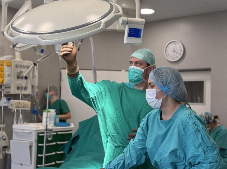 Diena Utenos ligoninės operacinėje