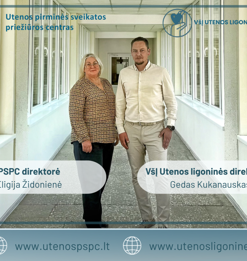 Du vadovai, dvi įstaigos, vienas bendras tikslas – gyventojų sveikata