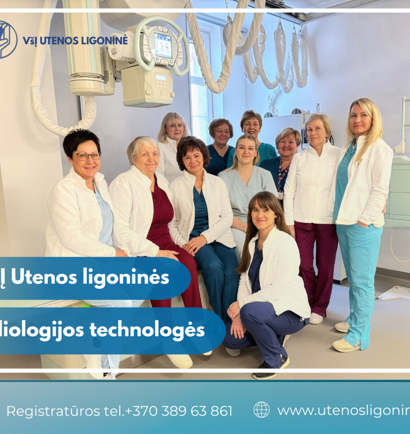 Radiologijos technologės – profesionalumas, rūpestis ir atsidavimas 