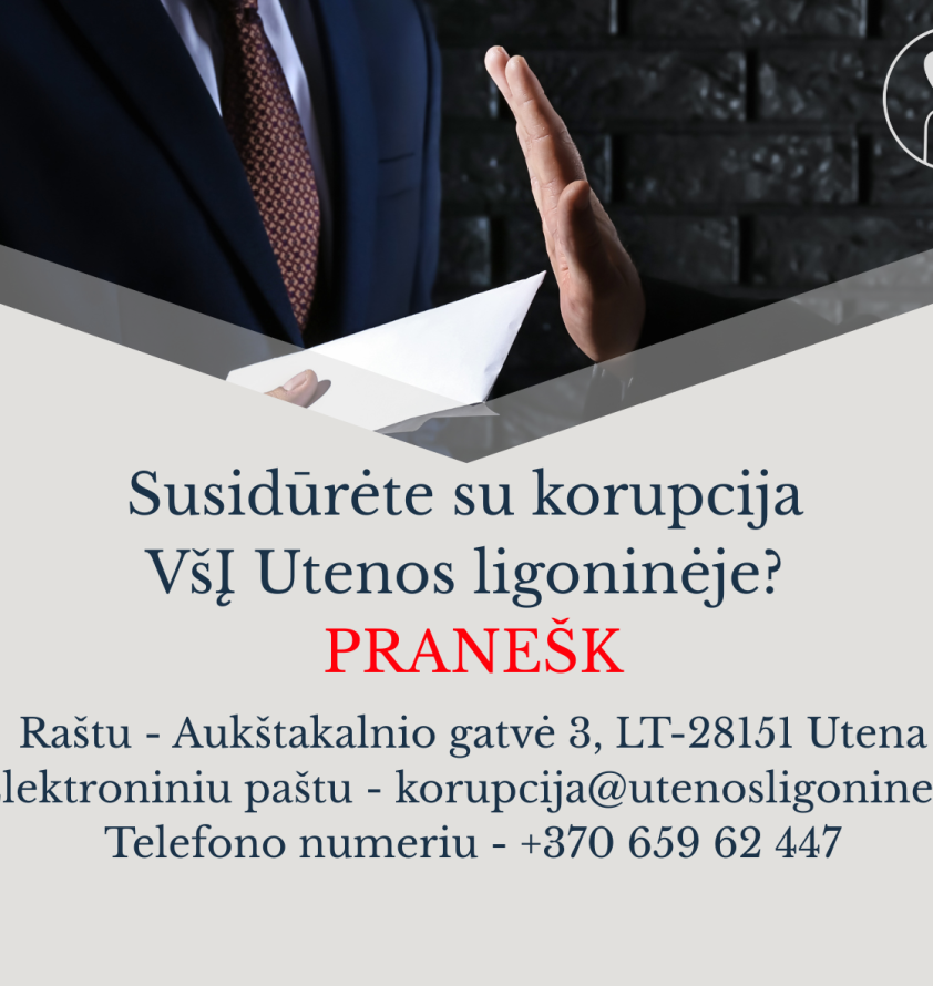 SKAIDRI MEDICINA – MŪSŲ VISŲ ATSAKOMYBĖ