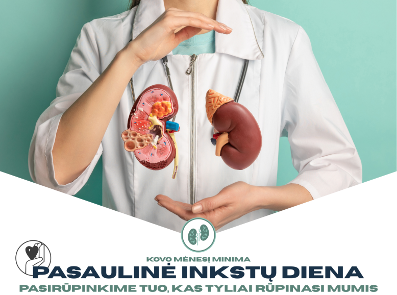 Kovo mėnesį minima Pasaulinė inkstų diena 