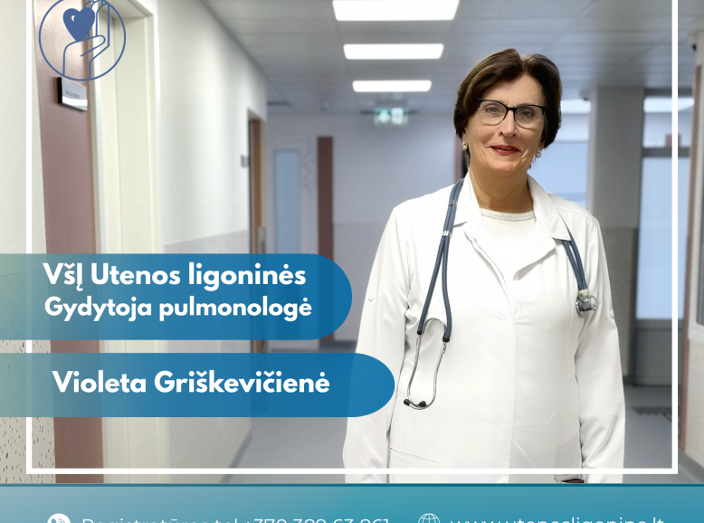 Gydytoja pulmonologė Violeta Griškevičienė