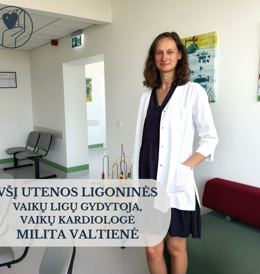 VšĮ Utenos ligoninės vaikų ligų gydytoja, vaikų kardiologė Milita Valtienė