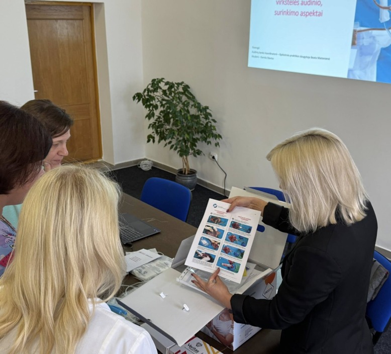 Utenos ligoninėje apsilankė audinių banko koordinatorė - išplėstinės praktikos slaugytoja Beata Matonienė