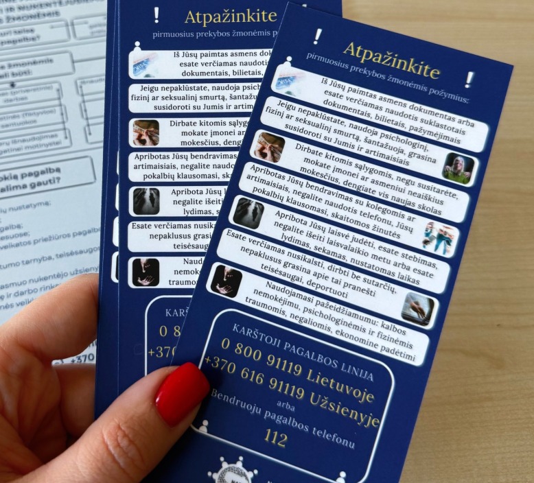 VšĮ Utenos ligoninės atstovai dalyvavo NAPPŽ - Nacionalinė asociacija prieš prekybą žmonėmis organizuotoje paskaitoje