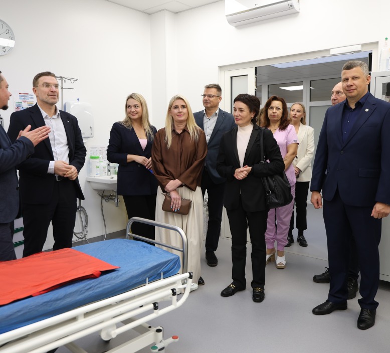 Utenos ligoninėje lankėsi Lietuvos Respublikos sveikatos apsaugos ministras Linas Kukuraitis